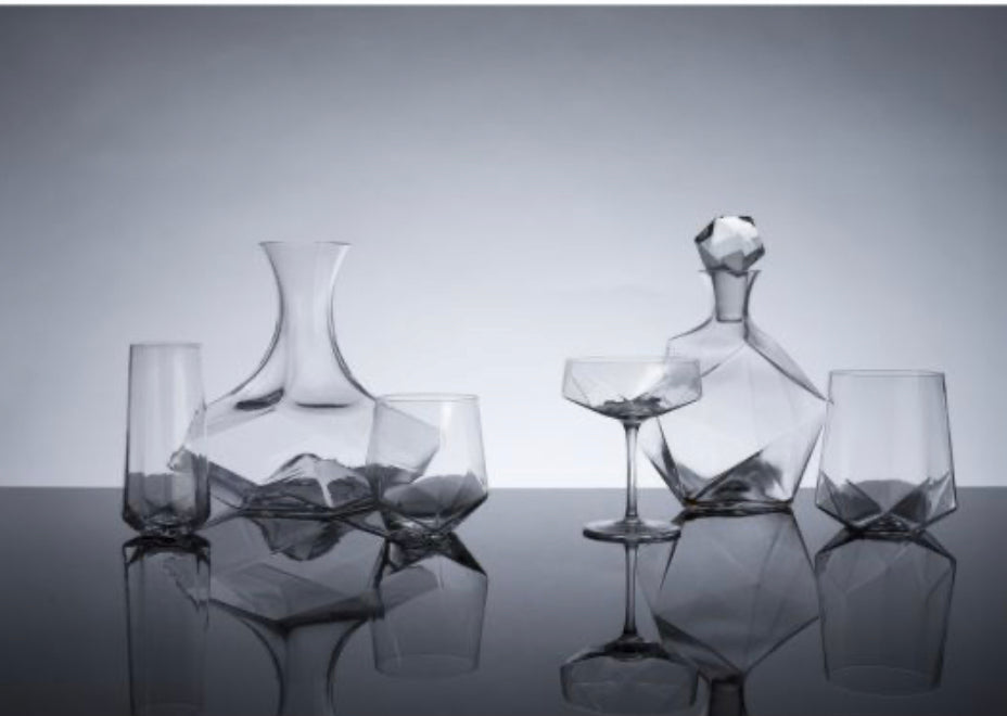 Faceted Crystal Tumblers