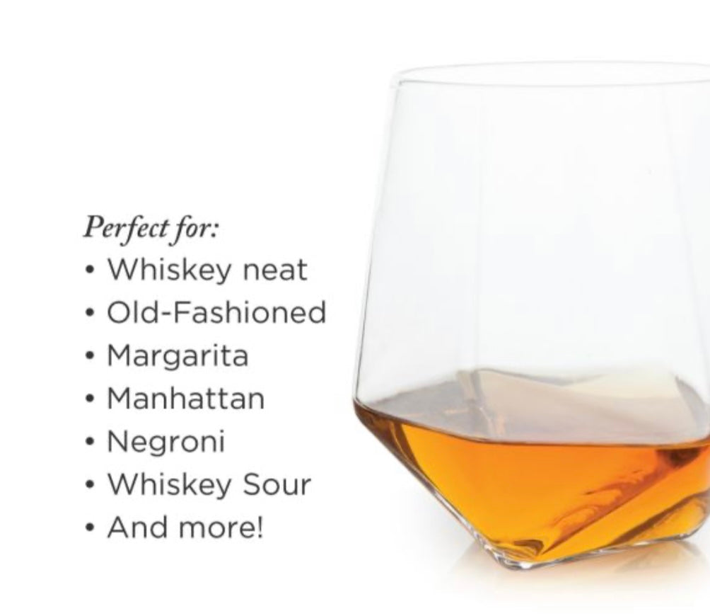 Faceted Crystal Tumblers