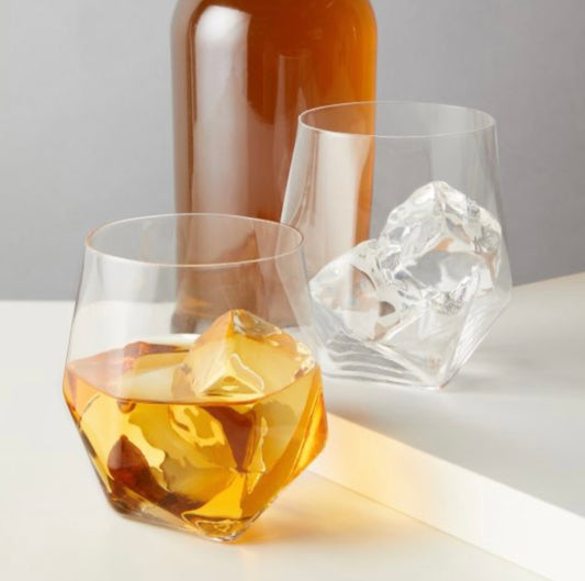 Faceted Crystal Tumblers