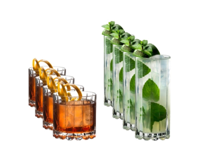 Riedel Rocks and Highball Glass Set