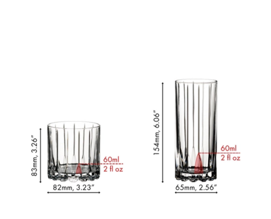 Riedel Rocks and Highball Glass Set