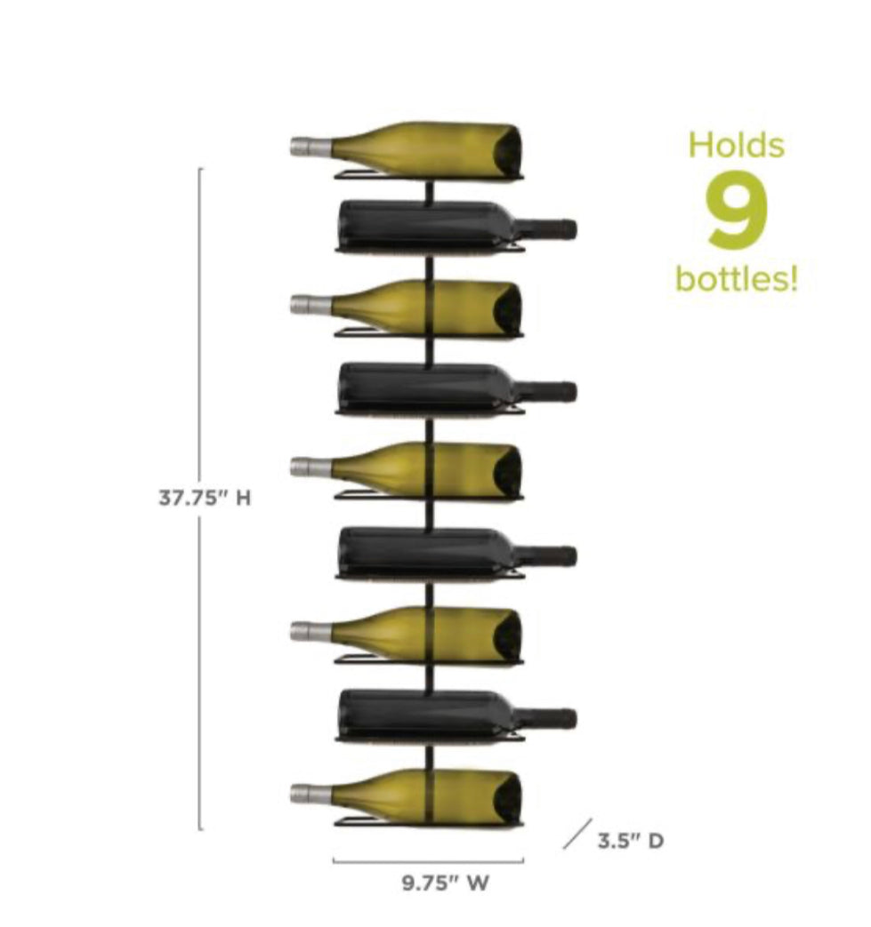 Align 9 Bottle Vertical Wine Rack