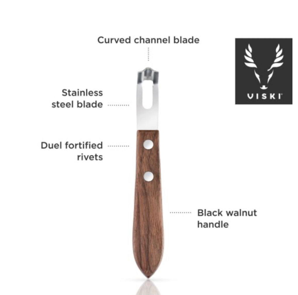 Walnut Channel Knife